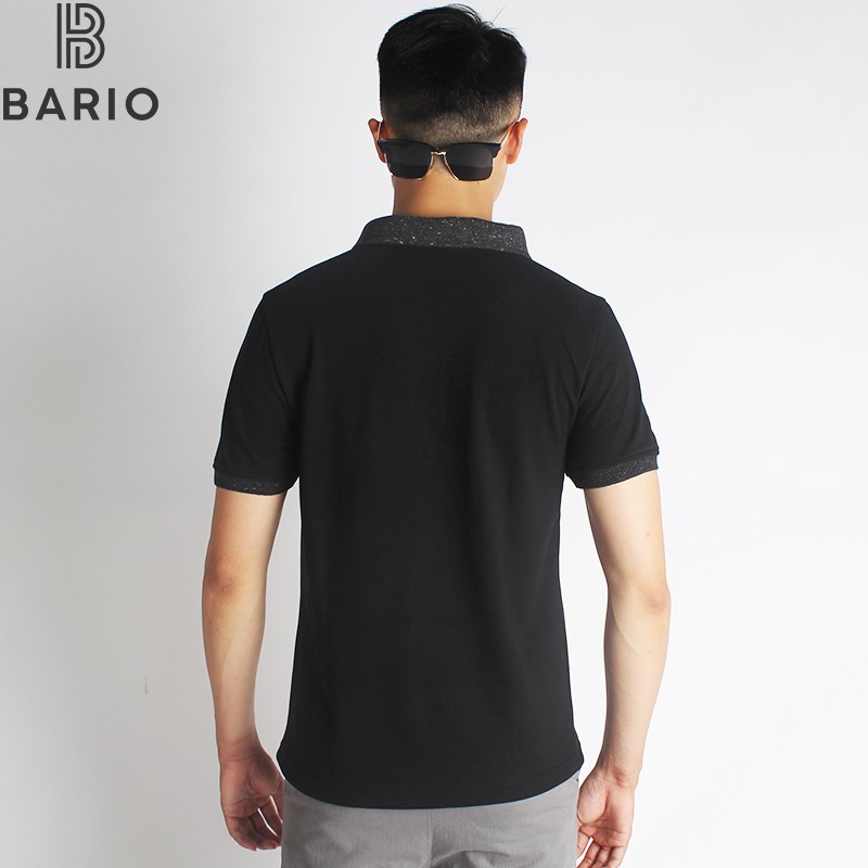 [XẢ KHO 3 NGÀY] Áo Thun Nam Áo Phông Nam Cổ Bẻ Cộc Tay Phối Màu Mềm Mịn Mát + Tặng Đôi Tất Lười Nam 10k | BigBuy360 - bigbuy360.vn