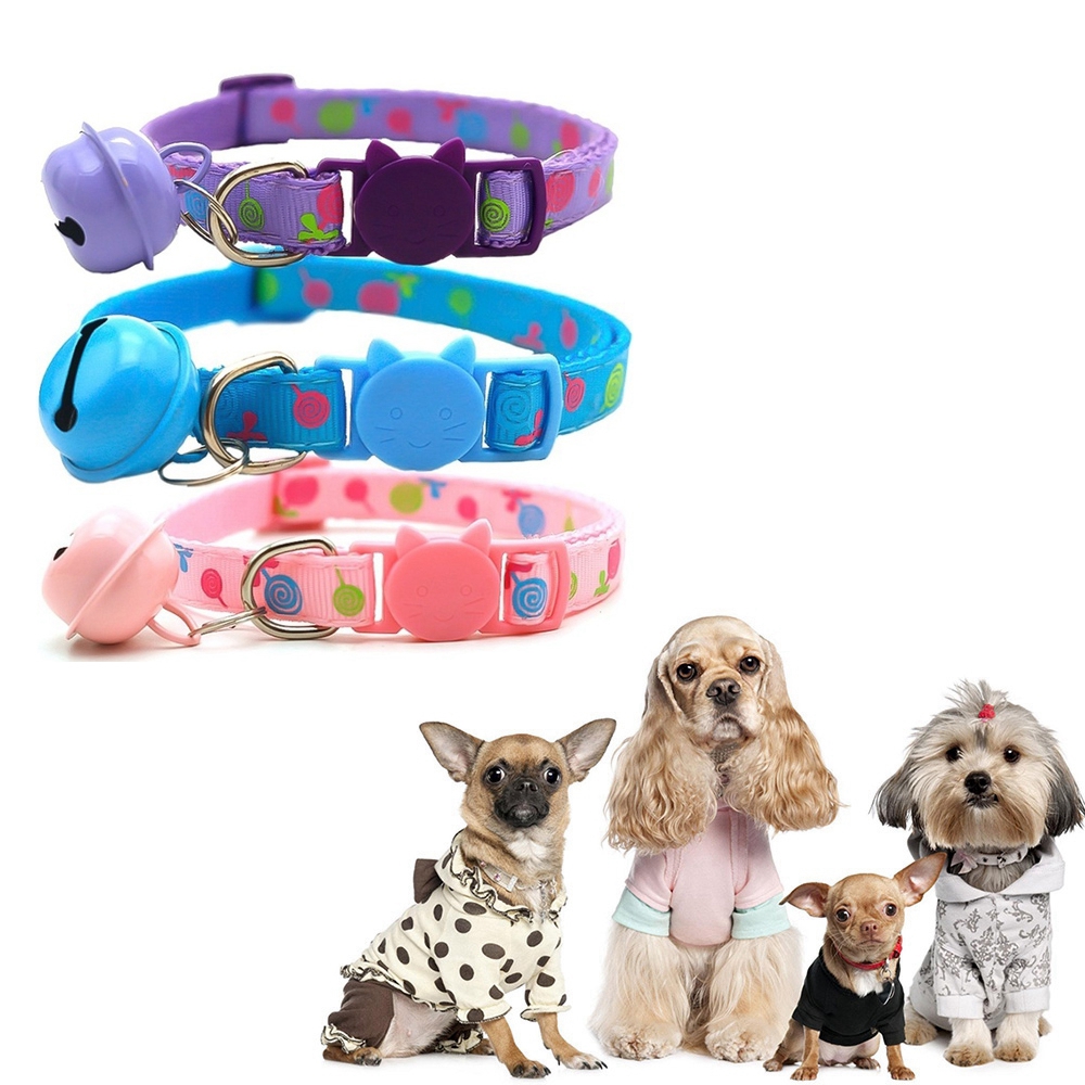Vòng Cổ Gắn Chuông Dễ Thương Cho Thú Cưng