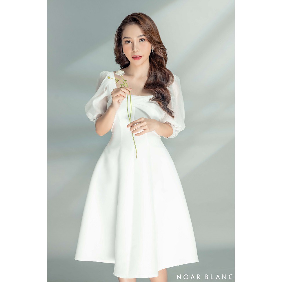 Đầm thiết kế dáng xoè thân liền tay phồng dự tiệc cao cấp - Briana Dress