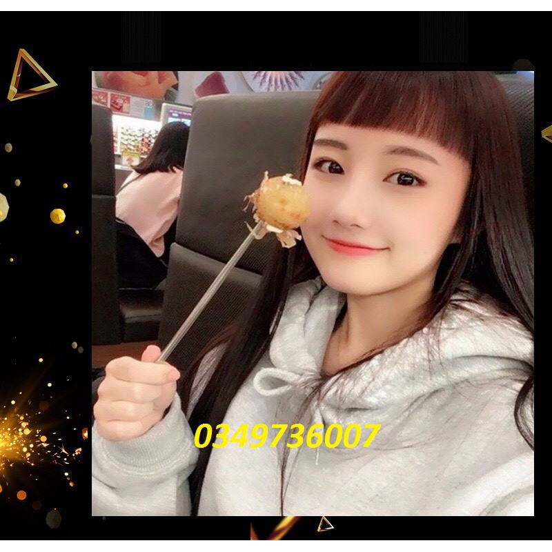 Tóc mái ngố giả cho nữ - mái bằng trẻ trung nhiều màu, siêu nhẹ, Hot Trend dễ sử dụng - Cô nàng sư tử