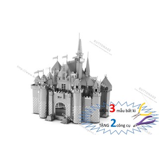 Mô Hình Lắp Ghép kim Loại 3D Lâu Đài Cổ Tích - Công Chúa Ngủ Trong Rừng