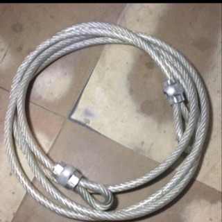 Cáp khoá xe nhiều kích cỡ phi 10 dài 3m