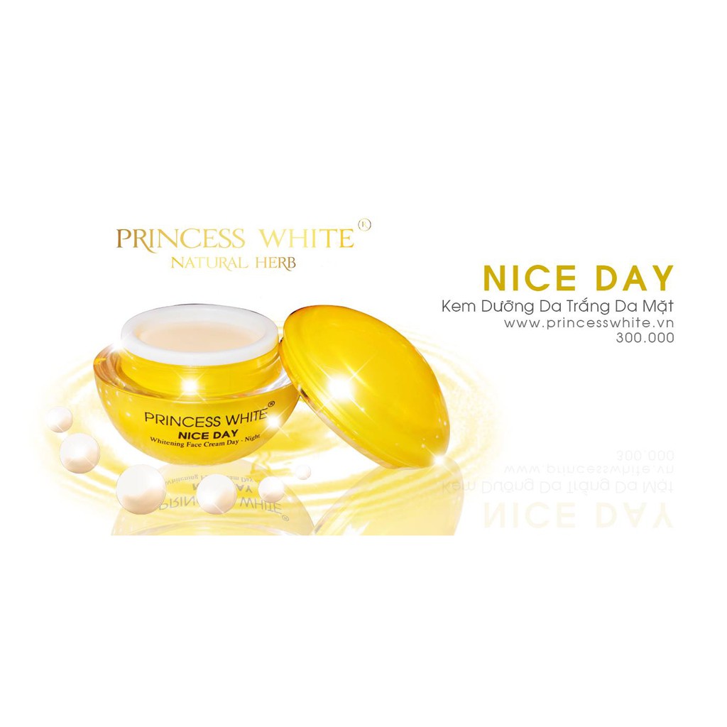 Kem dưỡng trắng da chuyên sâu Nice Day PRINCESS WHITE\siêu rẻ\siêu tiết kiệm