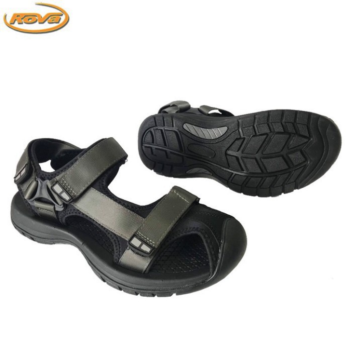 Sandal nam học sinh bít mũi quai dù đi phượt hiệu Rova RV25BB - MOL VN - BẢO HÀNH 12 THÁNG -ku7