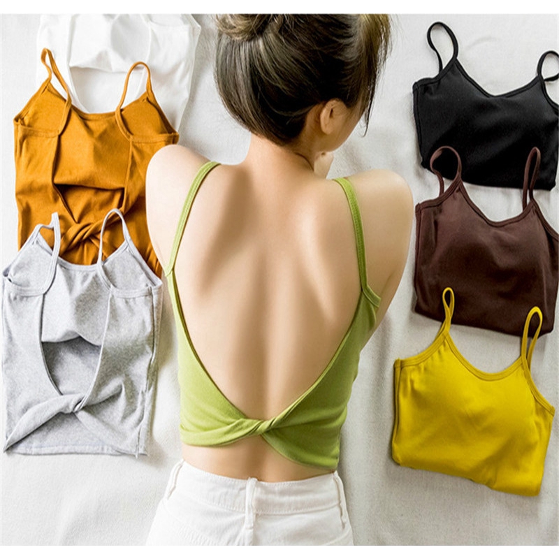 Áo Tank Top Màu Trơn Thời Trang Hàn Quốc Mới