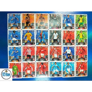 Thẻ cầu thủ bóng đá Poca Match Attax base mùa giải 2013-2014 new