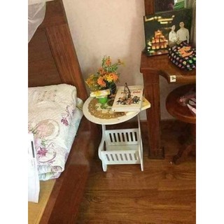 [Freeship] KỆ BÀN TRÒN ĐỂ ĐẦU GIƯỜNG SIÊU XINH 