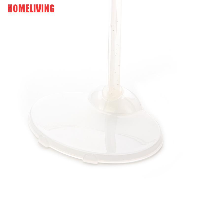 1 X Móc Treo Quần Áo Búp Bê Bằng Nhựa Màu Trắng