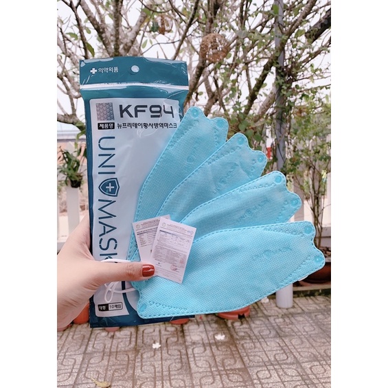 10 Cái Khẩu Trang 4D UNi Mask Chuẩn KF94 Hàn Quốc