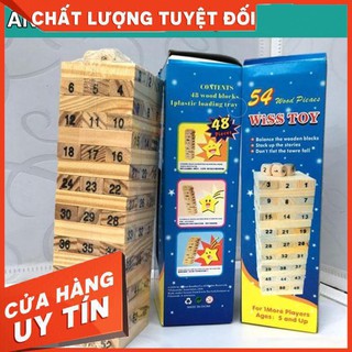 Đồ Chơi Giáo Dục Rút Gỗ 54 Thanh Cho Bé
