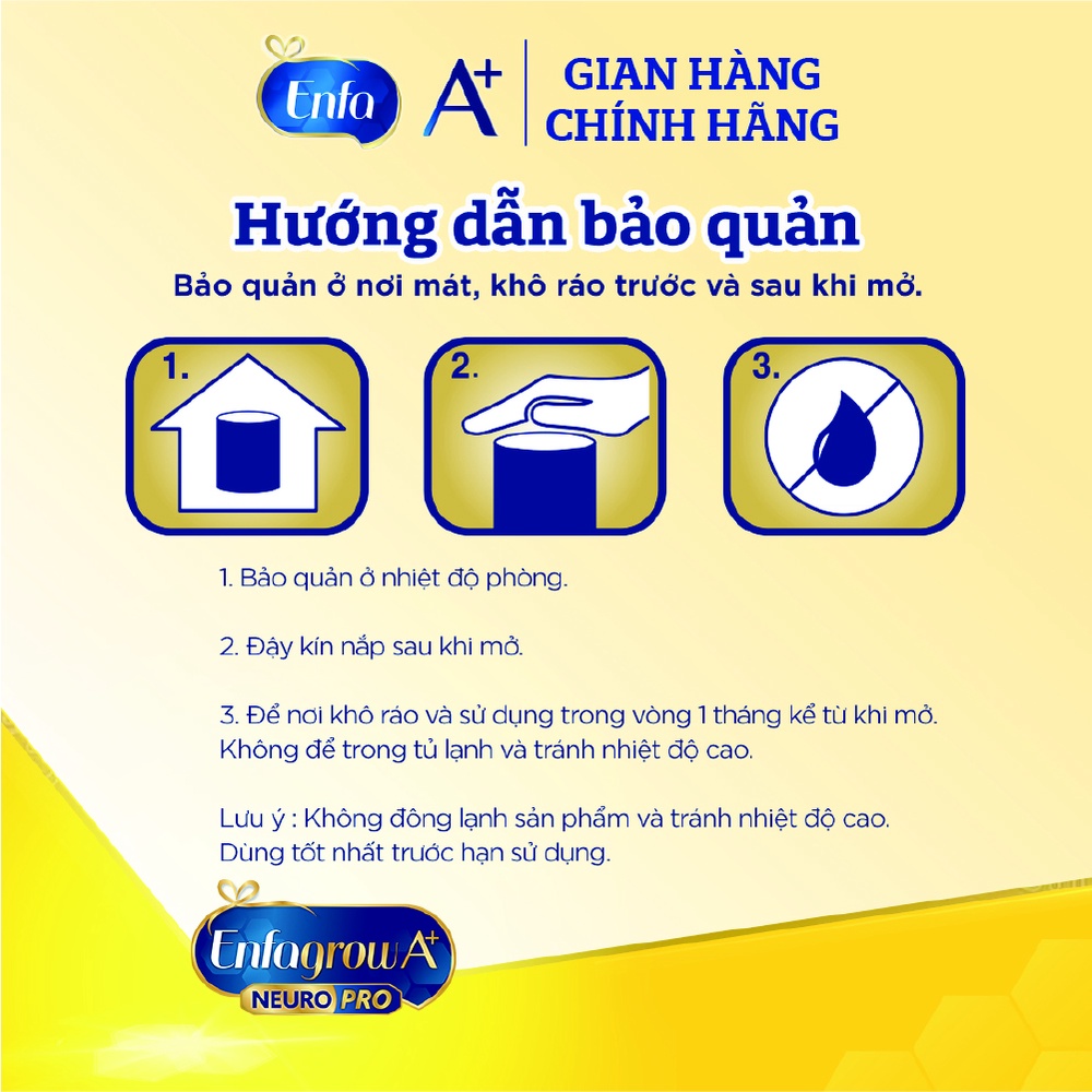 [Tặng Thùng Đựng Đồ Chơi Hình Thú] Bộ 2 Sữa bột Enfagrow A+ Neuropro 4 - FL HMO Vị Nhạt Dễ Uống – 1.7kg