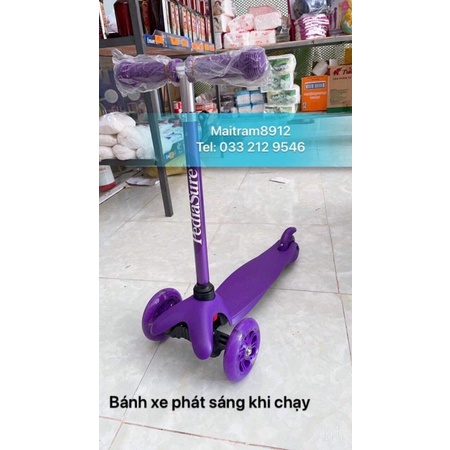 Xe trượt scooter bánh phát sáng loại lớn. Hàng khuyến mãi của sữa Enfa/Pediasure