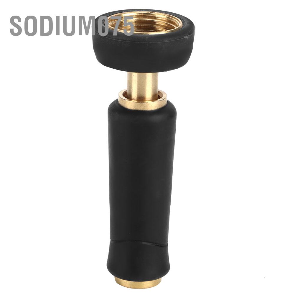 Sodium075 Spray Hose Nozzle Adjustable Brass Head Garden Water Sprayers Fittings