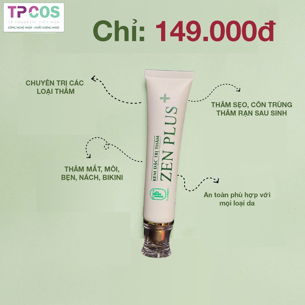 [Chính Hãng] Kem Ngừa Nám Zen Plus+ tặng 4 nạ ngủ collagen