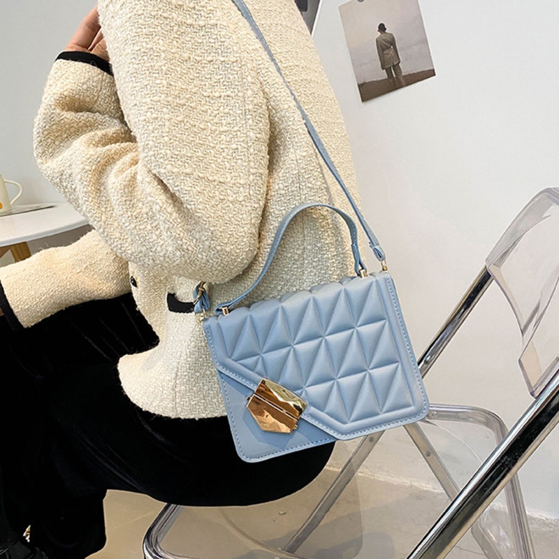 Túi Xách Đeo Chéo Họa Tiết Kẻ Sọc Thời Trang Dành Cho Nữ