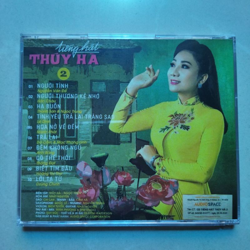 Bộ 3 CD Thúy Hà 1,2,3 phono