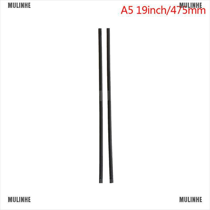 Set 2 Thanh Gạt Nước Bằng Cao Su Mềm 6mm 14-22 '' Dành Cho Ô Tô