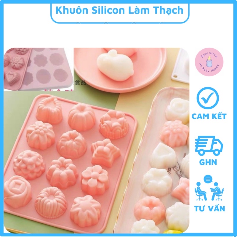 Khuôn Silicon Làm Chip Chip, Thạch Bữa Phụ Cho Bé