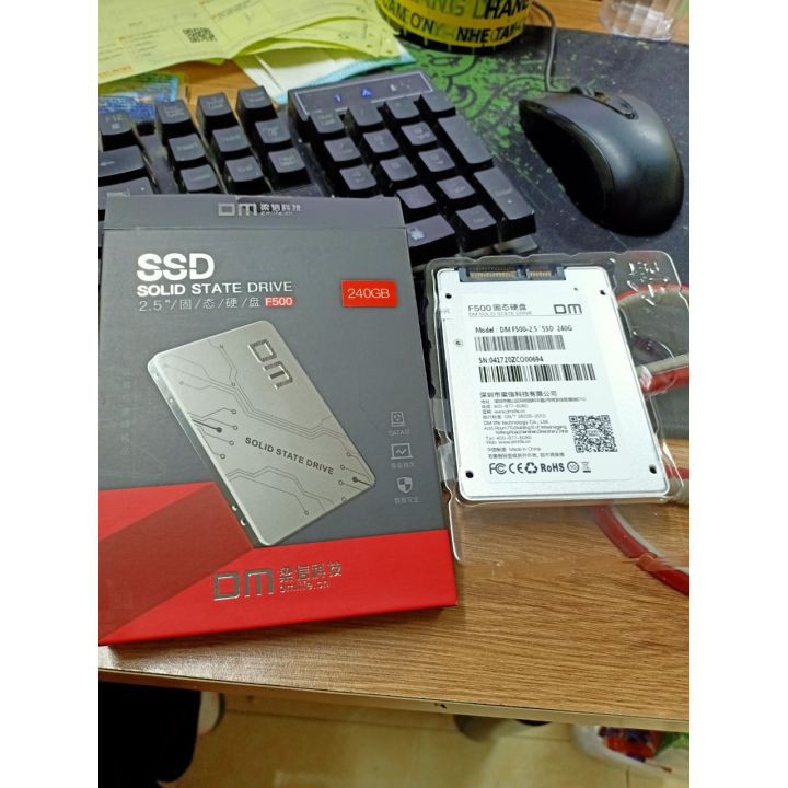 Ổ cứng SSD 240gb, chính hàng DM, BH 3 năm chính hãng + tặng cáp sata