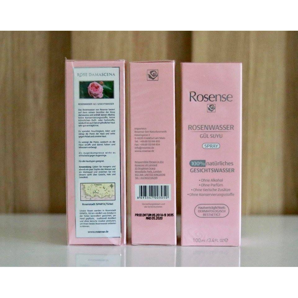 ( HÀNG NỘI ĐỊA ĐỨC CÓ BILL )Nước hoa hồng Rosense