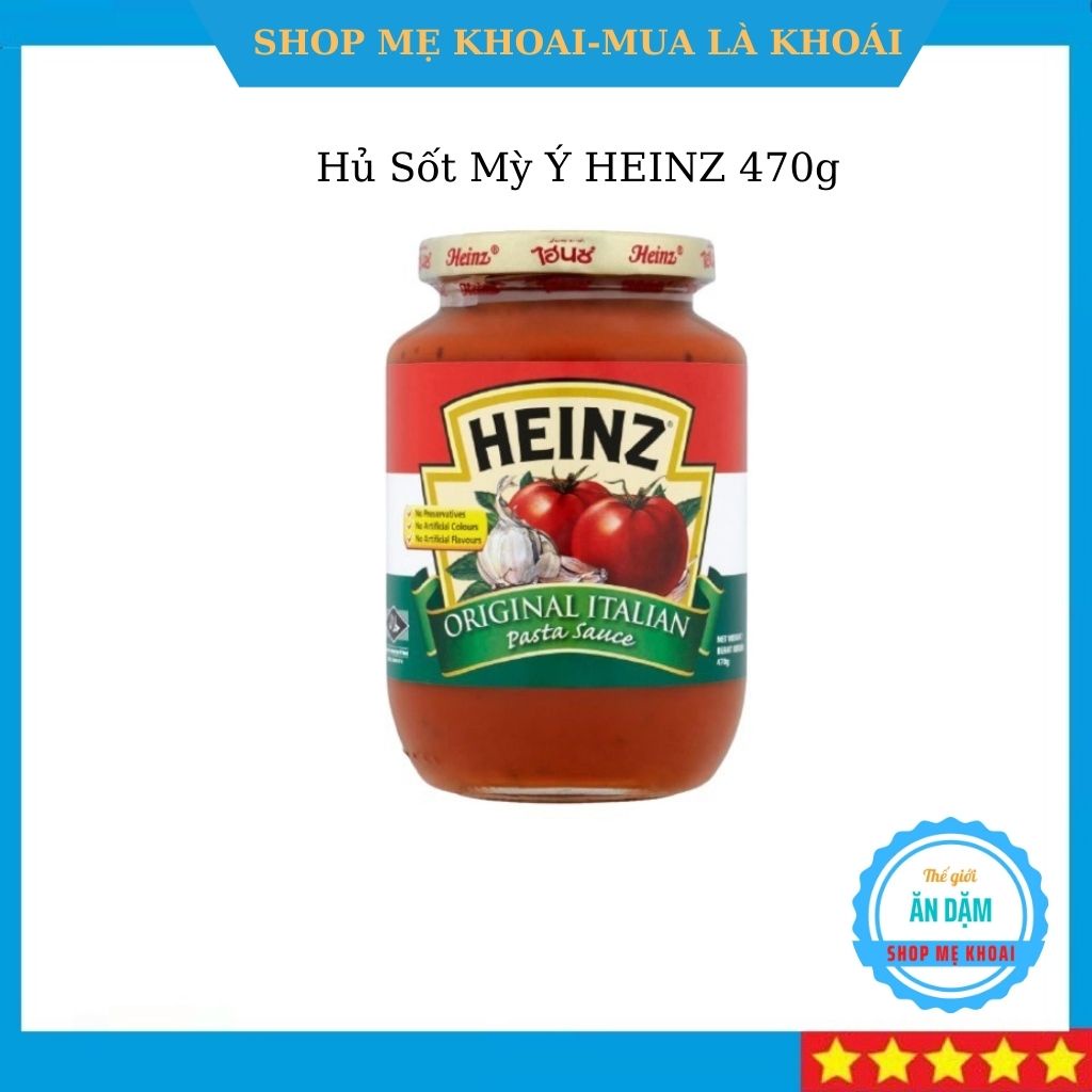 Hủ Sốt MÌ Ý HEINZ 470g (Date: 25/07/2023)