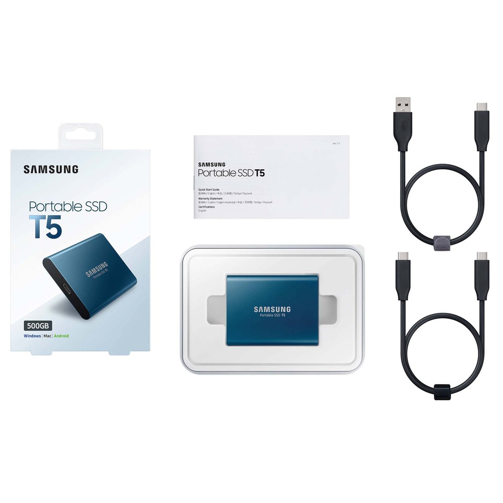 Ổ cứng di động SSD External Samsung T5 500GB - USB 3.1 Gen 2 (MU-PA500B)