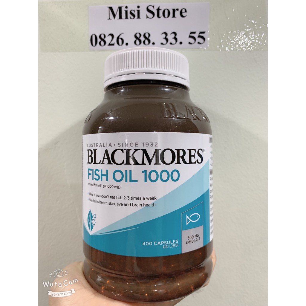 Dầu cá VIÊN TO Blackmores Fish Oil 1000mg, 400 viên