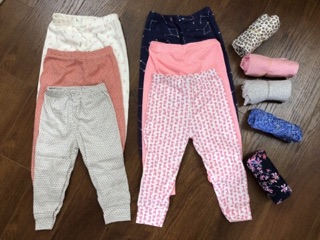 Combo 10 quần carter bé gái