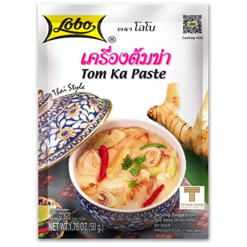 01 Gói Gia Vị Súp Tom Ka Paste Lobo Thái Lan 50gram (Súp gà Tom Kha Gai)