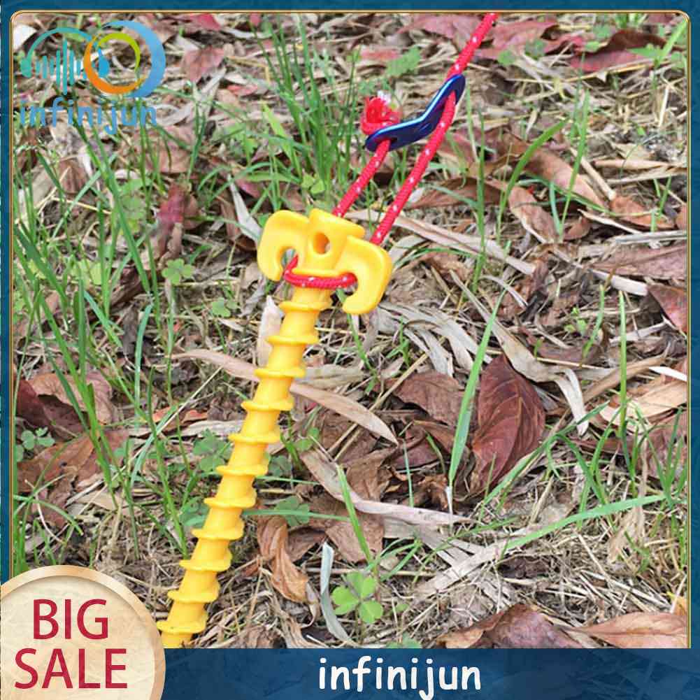 Bộ 10 Cọc Dựng Lều Siêu Nhẹ Màu Vàng