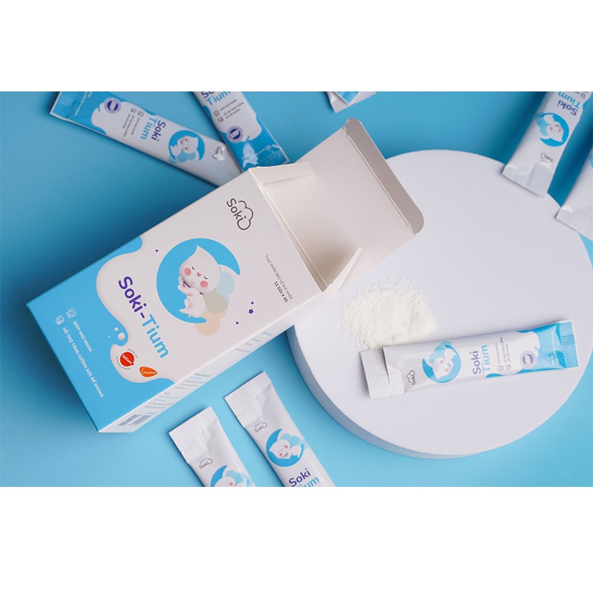Soki Tium 12 gói , giảm các triệu chứng giật mình khi ngủ của trẻ , Cvspharmacy