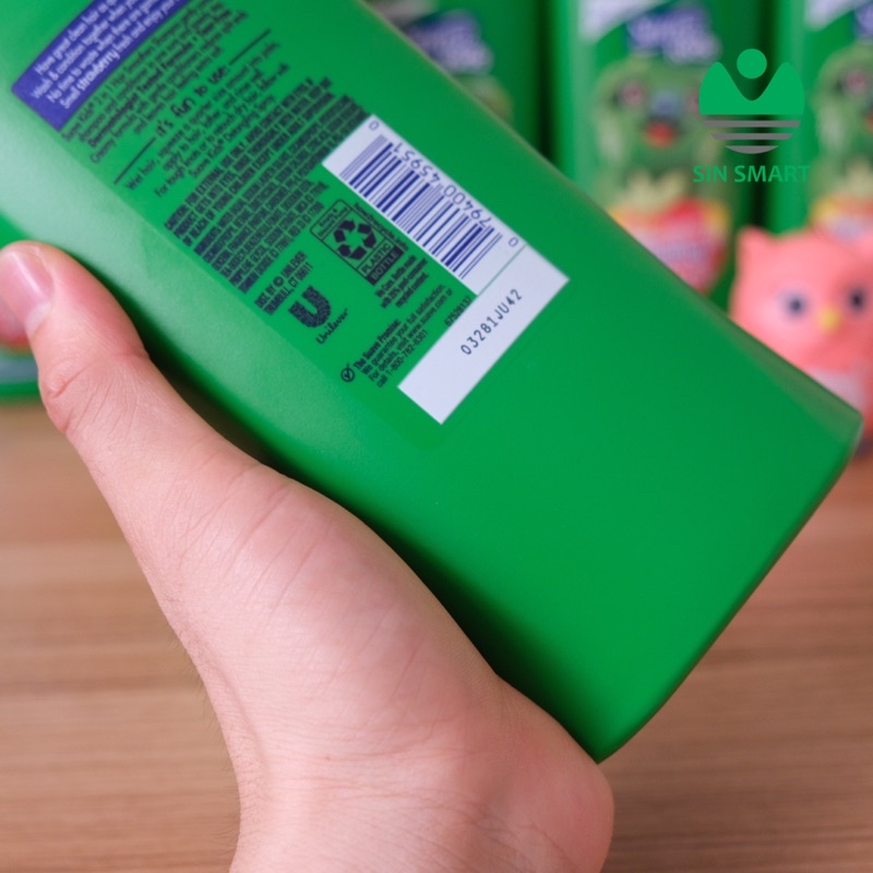 Sữa Tắm Gội Xả 3 In 1 Suave Kids 1.18L Với 2 Mùi Trái Cây