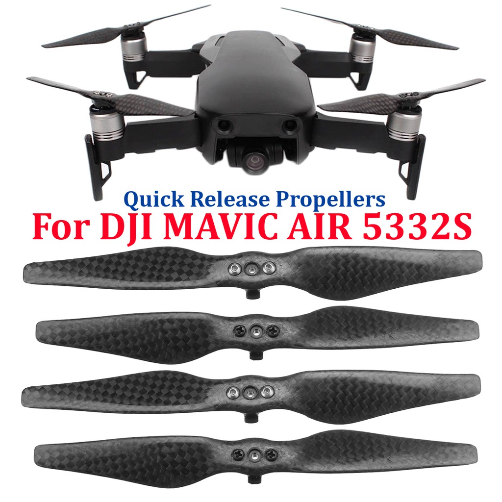 Set 4 Cánh Quạt Bằng Sợi Carbon Chống Ồn Cho Dji Mavic Air 5332s | BigBuy360 - bigbuy360.vn