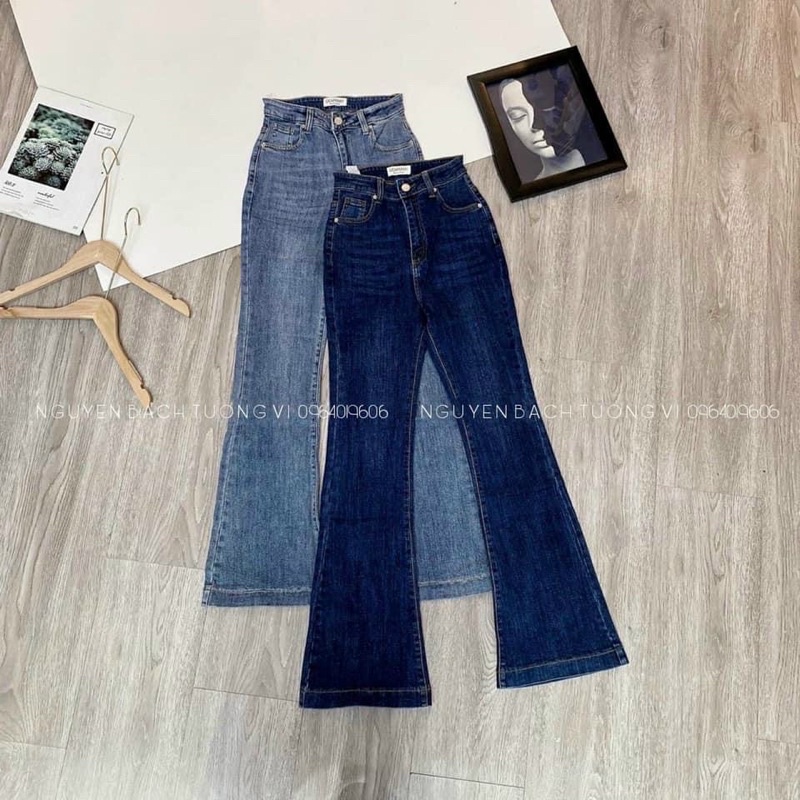 Quần jeans ống loe siêu hot 3 màu | WebRaoVat - webraovat.net.vn