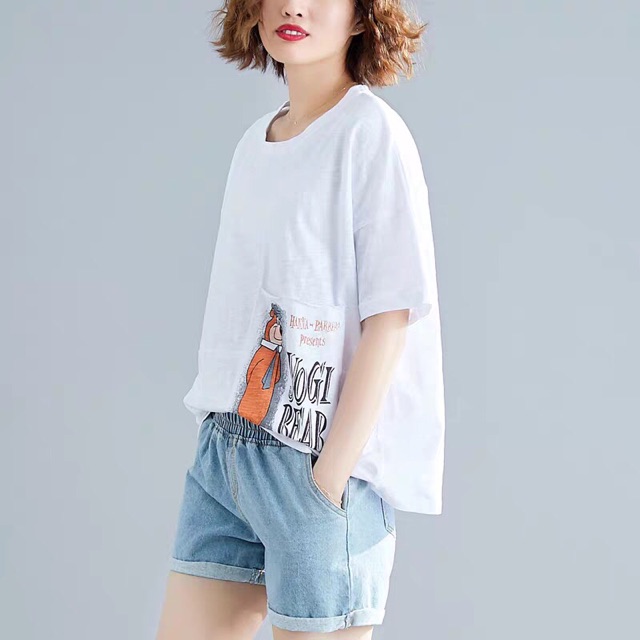 Áo tay lở FROM rộng có túi xịn xò free size ( hình chụp thật phía sau) | BigBuy360 - bigbuy360.vn