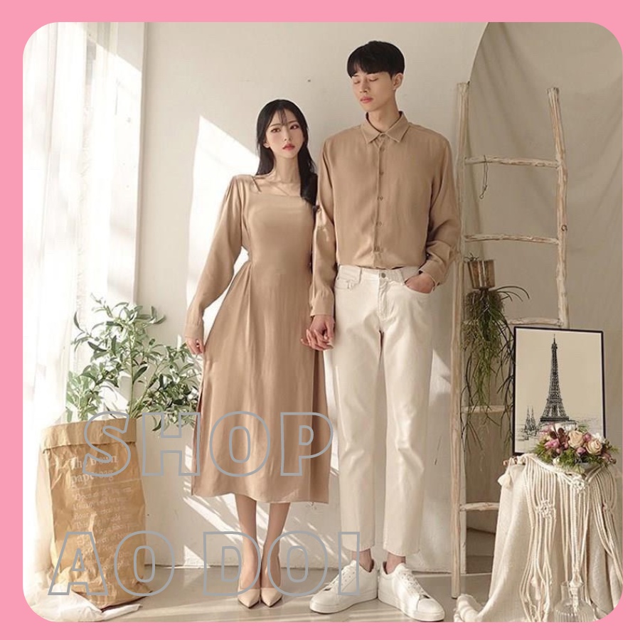 Đồ đôi nam nữ dễ thương, chất đẹp để chụp hình cưới, đi du lịch