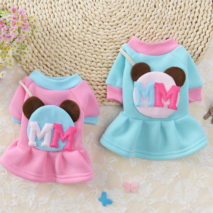 Áo Khoác Cotton Họa Tiết Hoạt Hình Xinh Xắn Cho Thú Cưng