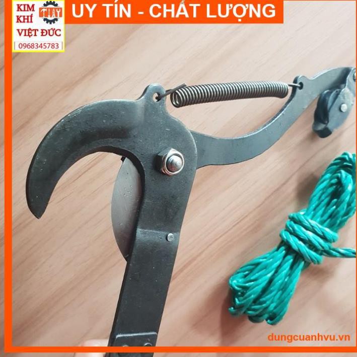 Đầu kéo tỉa cành, cắt cành cây trên cao,hái quả ,kết hợp cưa cành