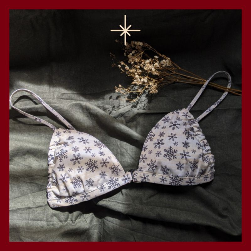 Áo lót/quần lót hoạ tiết bông tuyết (may theo số đo) | BigBuy360 - bigbuy360.vn