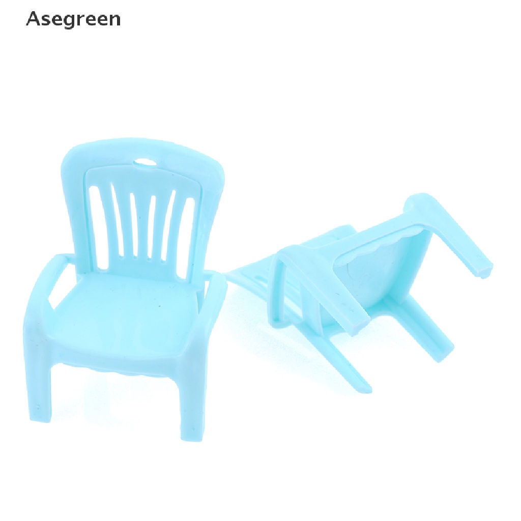 Ghế Nhựa Mini Trang Trí Nhà Búp Bê Đáng Yêu