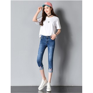 Quần jean lửng Quảng Châu nữ QL010