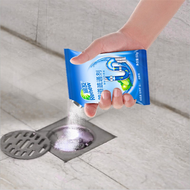 Bột Tẩy ống Cống Renew, Bột Tẩy/ Bột Thống Cống Nhanh Chóng Và An Toàn Cho Người Sử Dụng_ B322