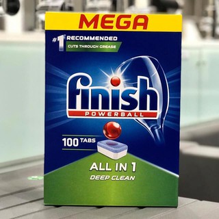 VIÊN RỬA BÁT FINISH All_in_one CHUYÊN DÙNG CHO CÁC LOẠI MÁY RỬA BÁT Hộp 90 viên