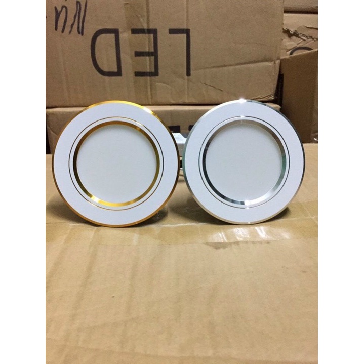 Đèn âm trần 7w siêu mỏng đế tản nhiệt lỗ khoét 90 - Ánh sáng 3 màu đèn dowlight giá rẻ chất lượng tốt bảo hành 12 tháng