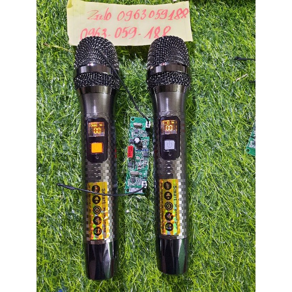 Micro Loa Kéo Kim Cương Tay Nhôm Sóng UHF Phiên Bản Nâng Cấp Chuyên Dùng Cho Loa Kéo