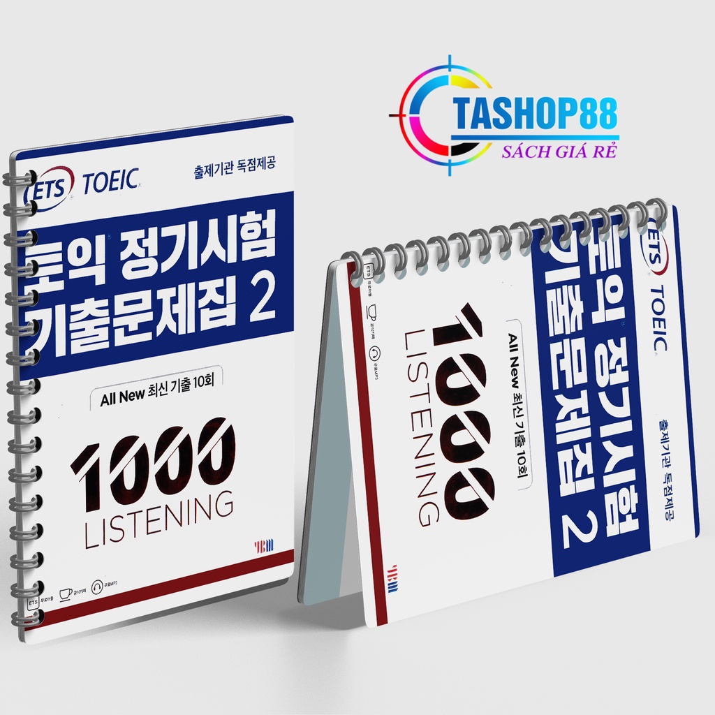 ETS TOEIC 2020  _Tặng kèm file nghe cùng 10 bộ giấy thi TOEIC_ Đóng Gáy xoắn)