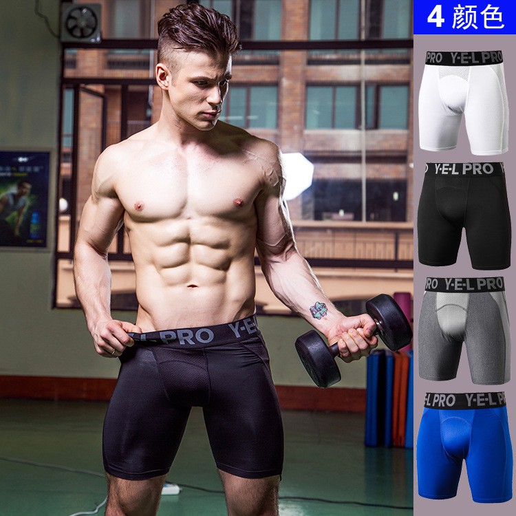 Quần lót nam dài, midway brief, quần short thể thao, sport underwear bó lưới nhanh khô thoáng khí