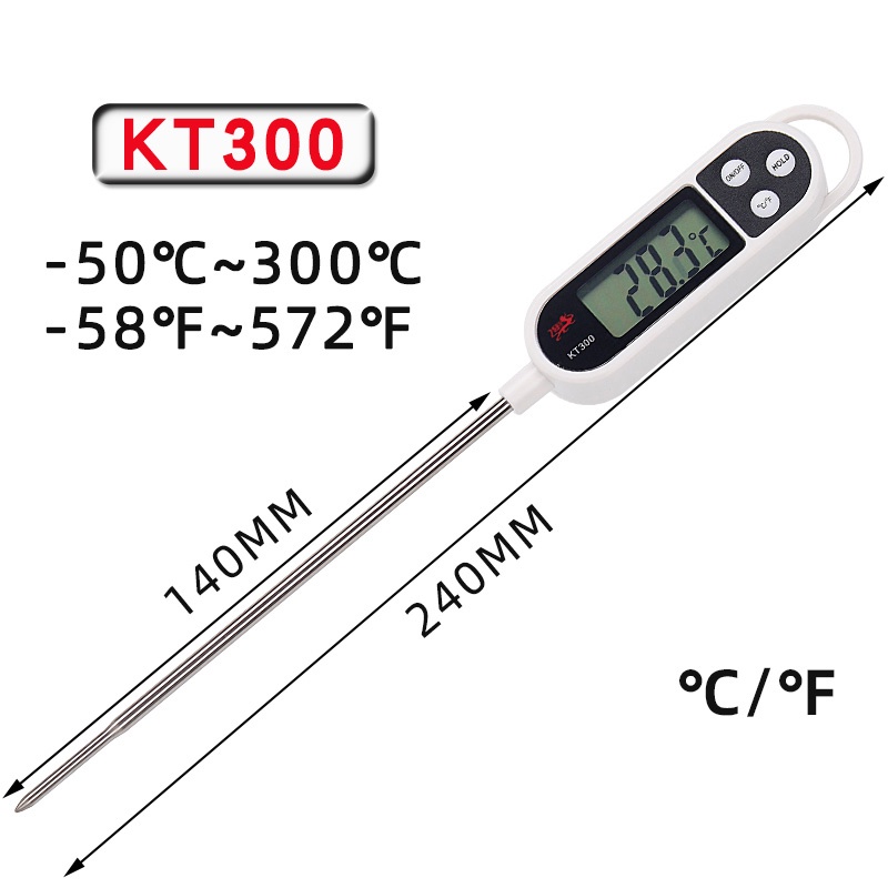 Nhiệt kế nấu ăn, pha sữa KT300 cao cấp kiểm soát nhiệt độ chính xác, dễ dàng sử dụng, đo chính xác. Bảo hành uy tín