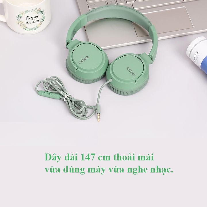 Tai nghe chụp tai gaming Mozardd có mic âm thanh cực tốt hàng chính hãng 2906linh