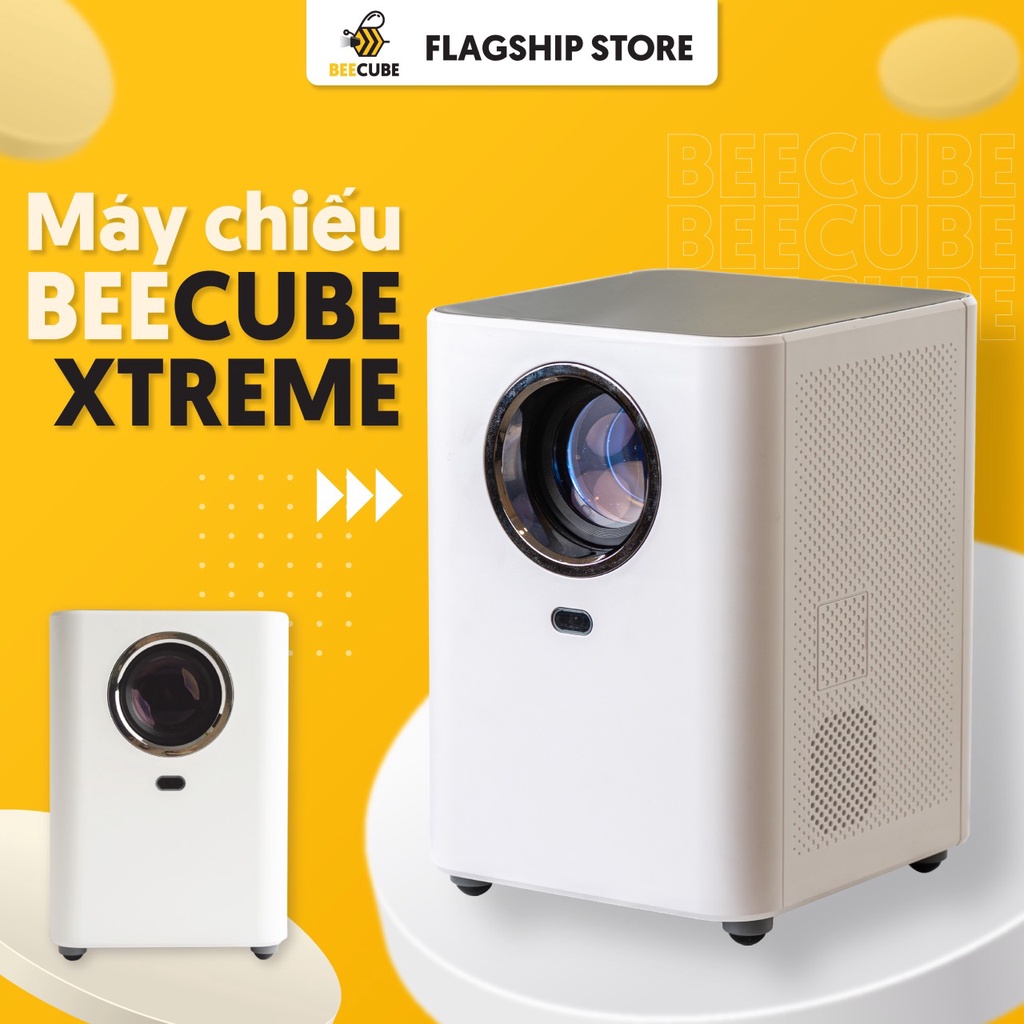 Máy Chiếu Mini Beecube Xtreme Chiếu Độ Phân Giải Full HD- Hỗ Trợ Đầu Vào 4K- Bảo Hành Chính Hãng 12 Tháng